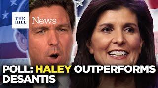 Haley pushes past DeSantis for 2nd place in GOP primary polls