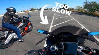 Can I low speed maneuver on an S1000RR? (+ RS660)