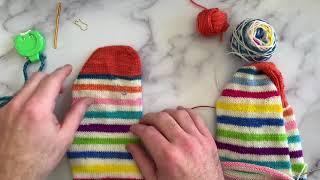 Sock Knitting: Knitting an Anatomical Toe and Kitchener Stitch