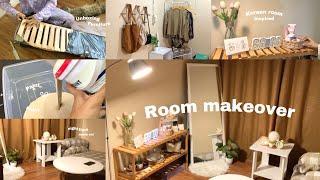 Extreme small room makeover - korean room inspired, cozy & aesthetic + unboxing shopee finds 