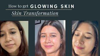 How to get Glowing Skin | Glass Skin Challenge | Glowing Skincare Routine #skincare #glowingskin