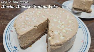 No bake Mocha Mousse Graham Cake