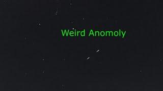 Caught something weird in the Night Sky while doing a Time Lapse