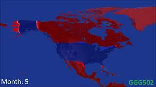 USA vs rest of earth - how long can it survive?