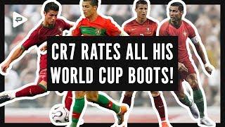 RONALDO ALL WORLD CUP FOOTBALL BOOTS HISTORY - Rated by CR7!