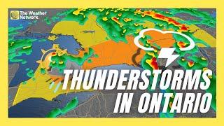 Rounds Of Rain, Thunderstorms Take Aim At Southern Ontario To Start The Week