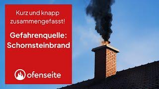 Brandgefährlich: Feuer im Schornstein