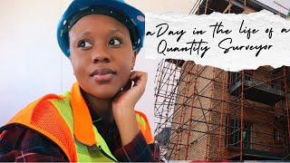 A Day in The Life of a Quantity Surveyor| spend Friday with me |#vlogmas episode 1