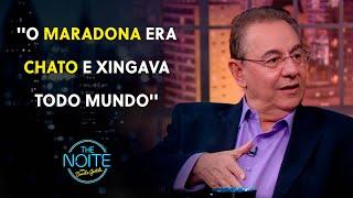 Flávio Prado conheceu o Maradona de perto e fala sobre sua personalidade | The Noite (19/06/23)