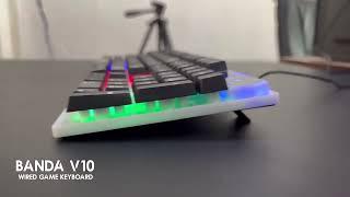 Semi Mechanical Feeling RGB Gaming Keyboard Price in Pakistan - Budget Keyboard by FunBug