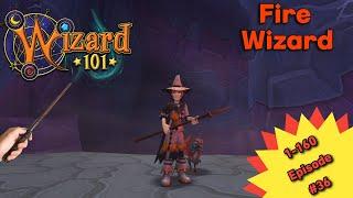 Wizard101 2 hours of non stop solo fire adventure !!!