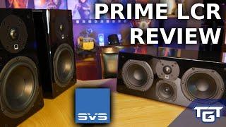 SVS PRIME BOOKSHELF and CENTER CHANNEL LCR Speaker System REVIEW!