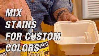 Mix Stains for Custom Colors