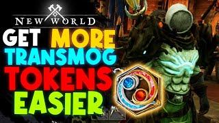 An EASIER Way To Get TRANSMOG Tokens! Tons of Transmog Tips & Tricks ️New World