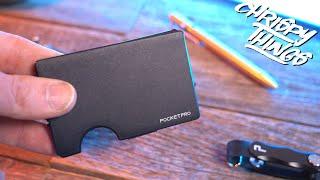 PocketPro Wallet: Could this be a contender for BEST MINIMALIST wallet?