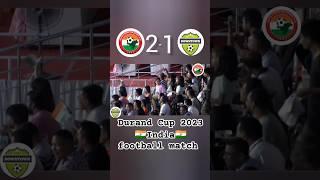 Downtown Heroes fc VS Shillong Lajong fc 2-1 Durand Cup 2023 #football #durandcup2023 #shorts#india