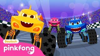 [NEU⭐️] Baby-Hai Monster Truck  | Baby Shark Deutsch | Pinkfong, Baby Hai! Kinderlieder