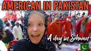 American Girl in Pakistan  | A Day Out in Sehwan Sharif | Pakistan Travel Vlog