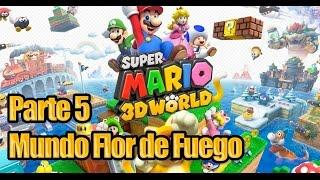 Super Mario 3D World - Parte 5 Mundo Flor de Fuego - Español