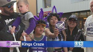 Kings fans rally to celebrate one day before playoff run begins, flood downtown businesses