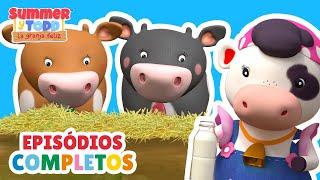 Summer & Todd | Aprende todo sobre las VACAS  | 20 Minutos de Aventuras Educativas