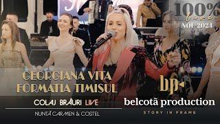 @GeorgianaVita. & Formatia Timisul - Colaj Brauri LIVE  Nunta Carmen & Costel ● NOU 2024