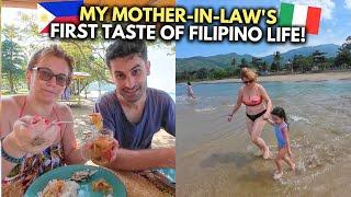 My Italian Mother-In-Law's First Taste of Filipino Life in Palawan!