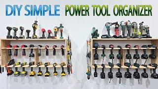 DIY Power Tool Organizer Simple