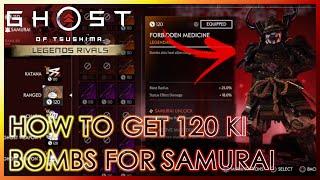 How to Get 120 Ki Forbidden Medicine on Samurai & Assassin