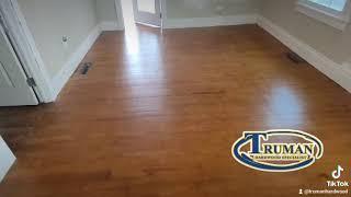 Our DUSTLESS Refinishing Process  Bringing Old Pine Wood Floors back to Life