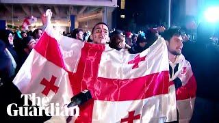 Georgia fans go wild as team reach Euros for first time: 'Our dream has come true'