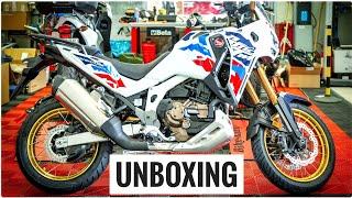 2024 Honda AFRICA TWIN Adventure Sports ES DCT - UNBOXING, SET-UP and PRE DELIVERY INSPECTION