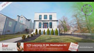 1270 Lawrence St NE, Washington DC real estate video walkthrough tour