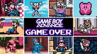 Game Boy Advance games GAME OVER screens