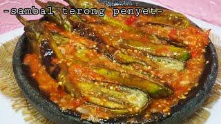 asliiii... !!! nambah nasi terus || sambal terong penyet super mantul