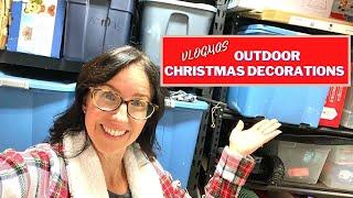 Decorating the Outside of Our Home | Vlogmas 2021 #vlogmas2021 #holidaydecorations #disneyvlogmas