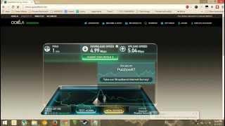 VIANET 5 Mbps download and upload speed test on speedtest.net