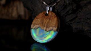 Opal, Wood and Resin Pendant  - Ultimate Secret Wood Type Jewellery Tutorial