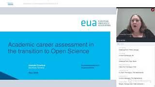 Introduction to Academic Career Assessment in Europe (EUA webinar)