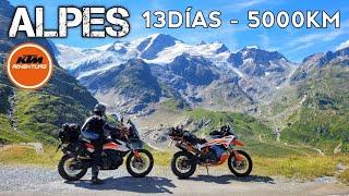 ALPES EN MOTO  PELÍCULA COMPLETA  13-Day Ktm Adventure Motorcycle Epic Tour|