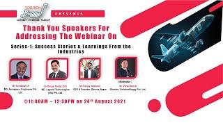 Webinar on "Success Stories & Learnings from the Industry"