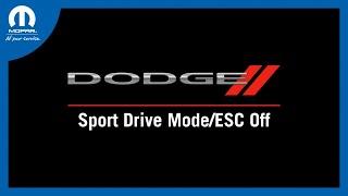 Sport Drive Mode/ESC Off | How To | 2025 Dodge Hornet and Hornet PHEV