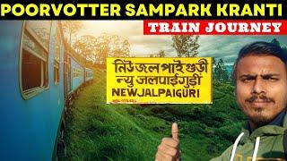 14037 Silchar-New Delhi Sampark Kranti Express || New Jalpaiguri To Prayagraj Jn.Full Rail Journey.