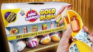 Opening Mini Brands Gold Rush Limited Edition - FULL CASE