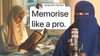 The GIRL'S ULTIMATE Guide to Memorising Quran | Maryam El-Kiki