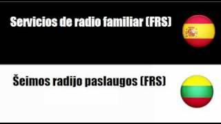 Español+Lituano = Servicios de radio y televisión