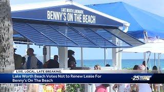 Lake Worth Beach City Commission votes to not renew lease for Benny's on the Beach