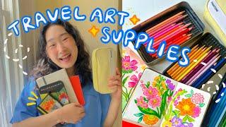 favorite travel art supplies  ️️