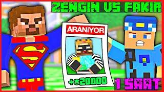 MİNECRAFT ZENGİN FAKİR VS KEREM KOMİSER FİLMİ!  - Minecraft