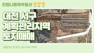 대전 서구 우명동 계획관리지역 토지매매 | 전(밭)으로 조성, 포장도로 접함, 차로 계룡IC에서 차로 5분거리 서대전IC에서 15분거리 접근성 최고(매매가: 2억 4천만원)